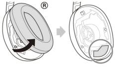 An FCC label diagram for a an unreleased set of Sony headphones