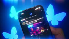 додаток Bluesky на смартфоні