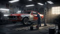 покраска авто в гаражі