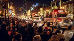 святкові вантажівки Coca-Cola