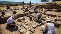 археологи проводять розкопки