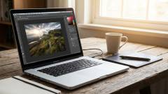 ноутбук з Adobe Photoshop