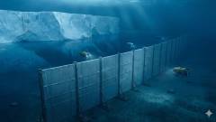підводний бар'єр для льодовика
